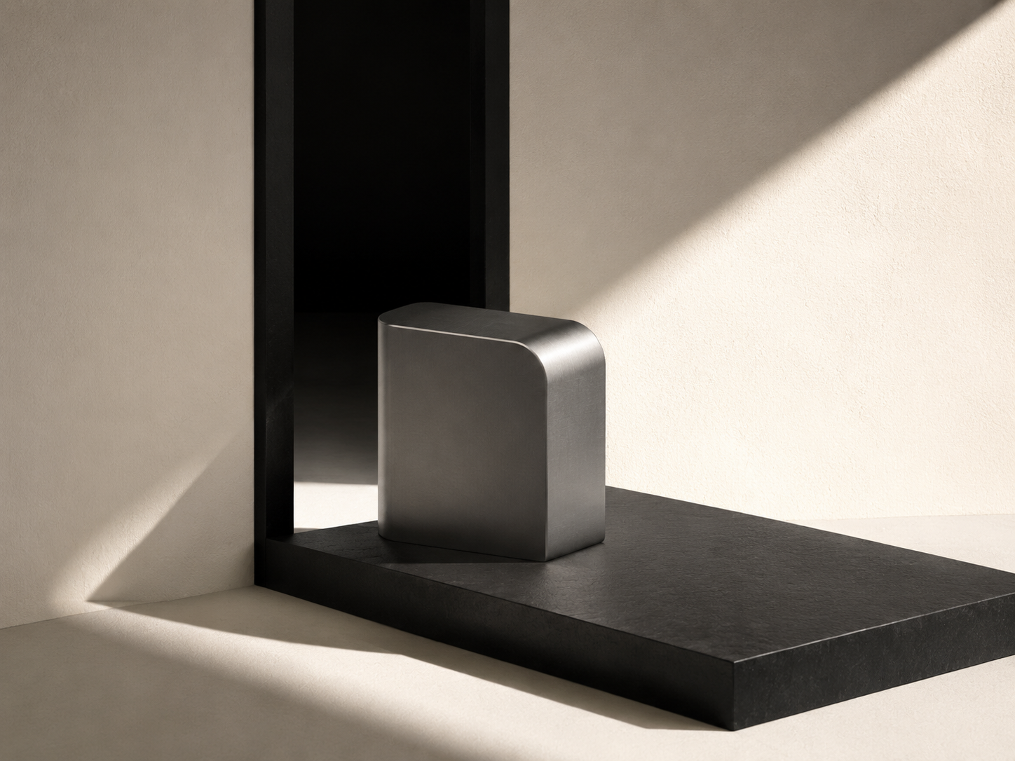 Abstract monochrome editorial artwork